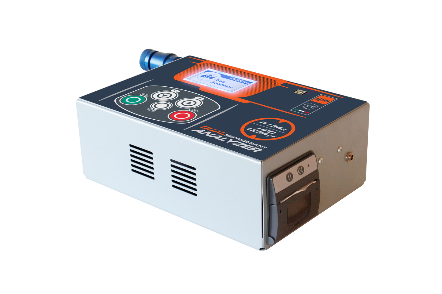 Digital A/C Gasanalysator för R134a - 1234yf